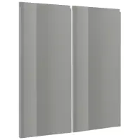Čelo skrinky Luxeo F02-G80(72) grey lak