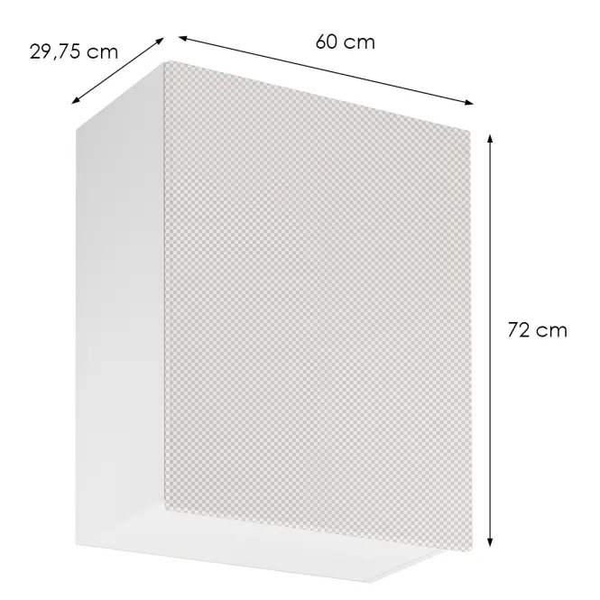 Korpus Luxeo K04-G60(72) biely
