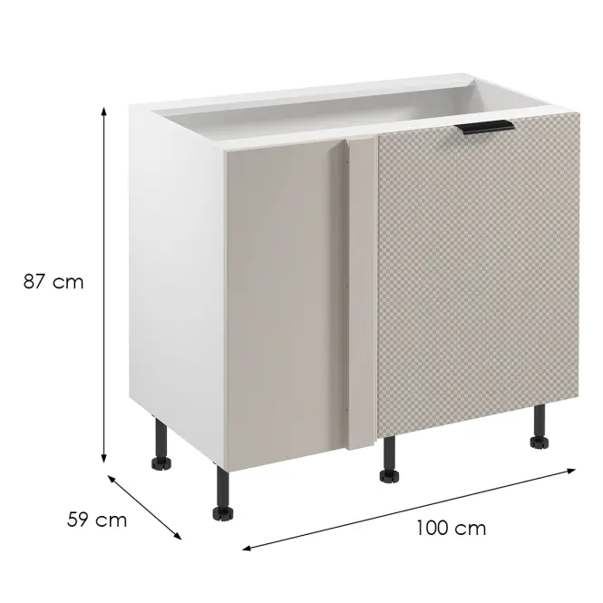 Korpus Luxeo K04-D100N biely