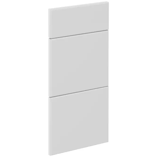 Čelo skrinky Luxeo F16-D40S3-AX tenký rám white