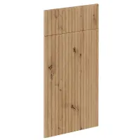 Čelo skrinky Luxeo F14-D40S1-AX ryfla dub