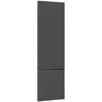 Čelo skrinky Luxeo F16-D40SP tenký rám dark grey
