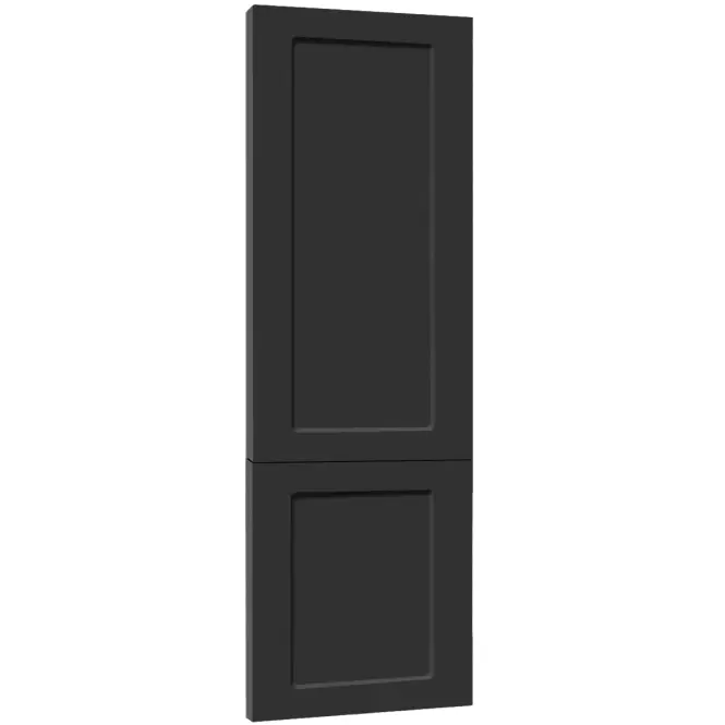 Čelo skrinky Luxeo F15-D60ZL_D60R rám black