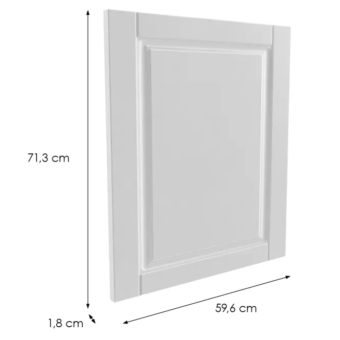 Čelo skrinky Luxeo F13-D60_ D60Z hampton white