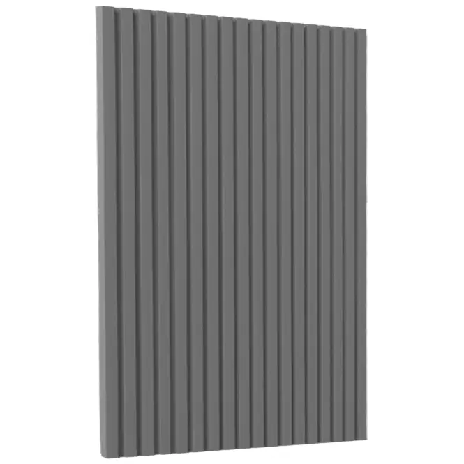Čelo skrinky Luxeo F14-D60FZW ryfla dark grey
