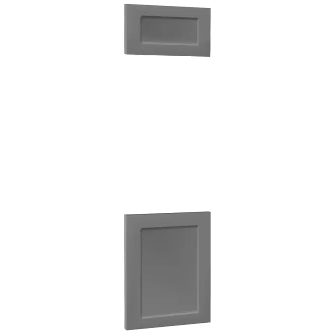 Čelo skrinky Luxeo F15-D60PM rám dark grey