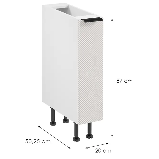 Korpus Luxeo K04-D20C biely