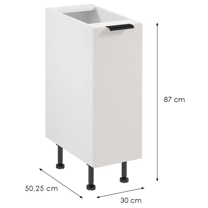 Korpus Luxeo K04-D30 biely