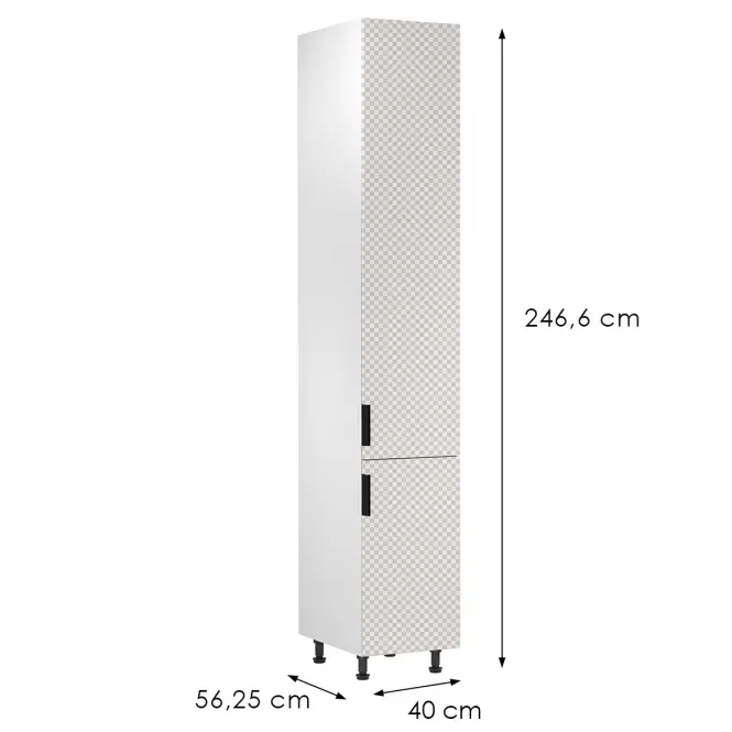 Korpus Luxeo K04-D40SPWN biely