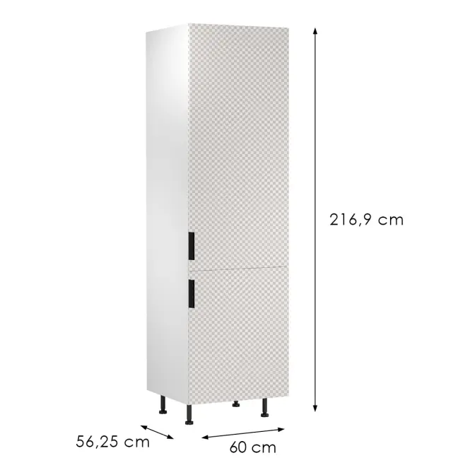 Korpus Luxeo K04-D60R biely