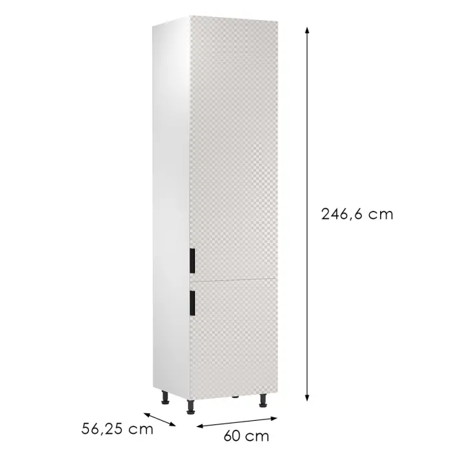 Korpus Luxeo K04-D60RWN biely