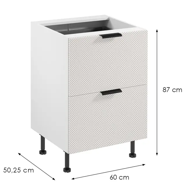 Korpus Luxeo K04-D60S2-AX biely