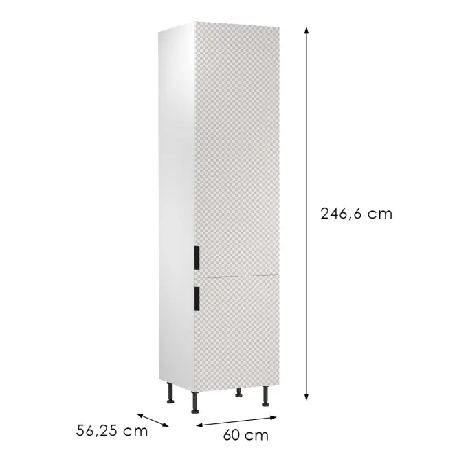 Korpus Luxeo K04-D60T-AX biely