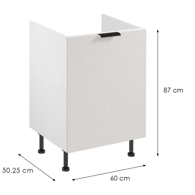 Korpus Luxeo K04-D60Z biely