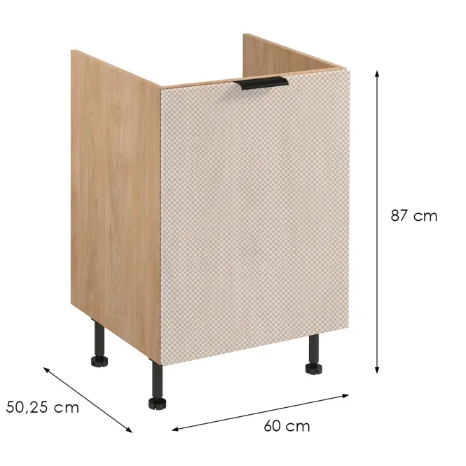 Korpus Luxeo K04-D60Z dub puccini