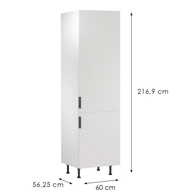 Korpus Luxeo K04-D60ZL biely