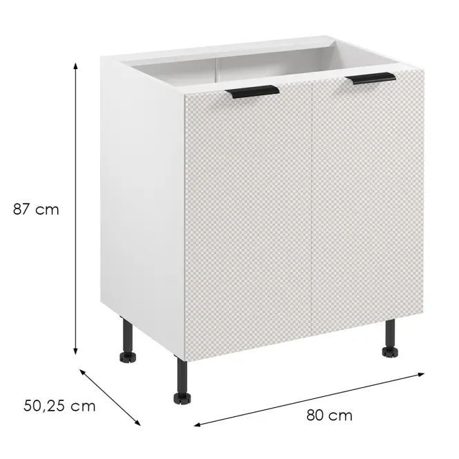 Korpus Luxeo K04-D80 biely