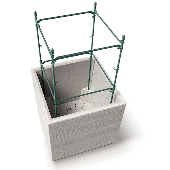Kvetináč Madera Eco Wood DMA400W 4665W
