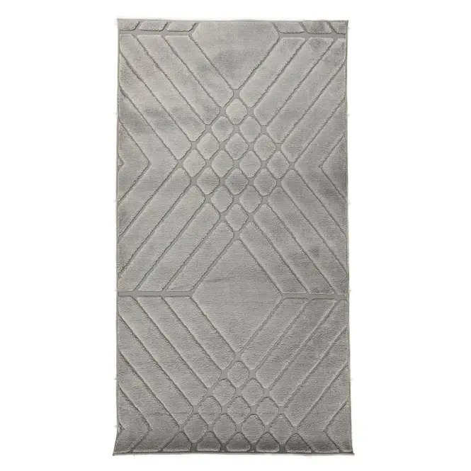 Koberec Mary Microfiber 0,8/1,5 Mrd-852 strieborný
