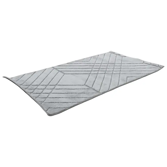 Koberec Mary Microfiber 0,8/1,5 Mrd-852 strieborný