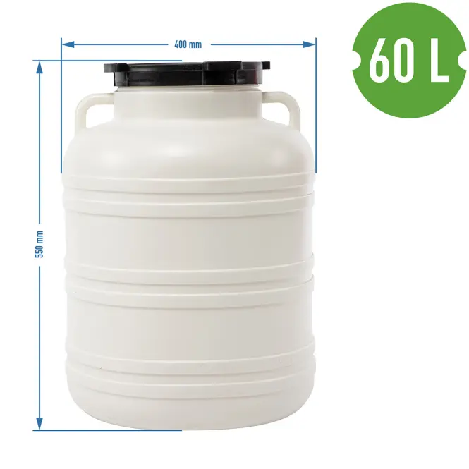 Sud na kvasenie – biely, úchyty 60 l