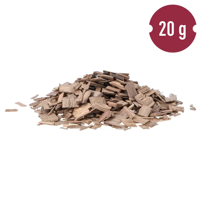 Dubové vločky silne pražené vanilkové - 20 g