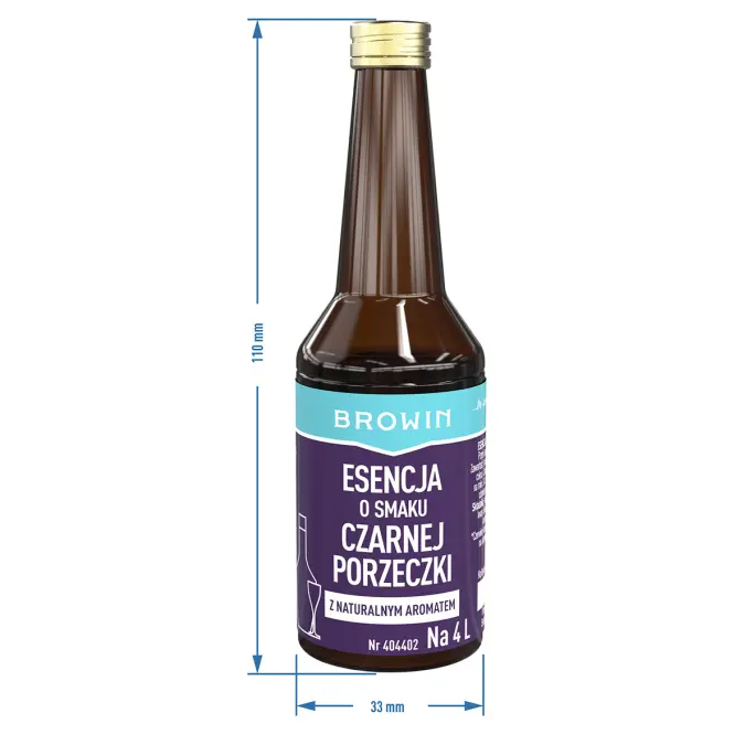 Esencia s príchuťou čierna ríbezľa 40 ml,3