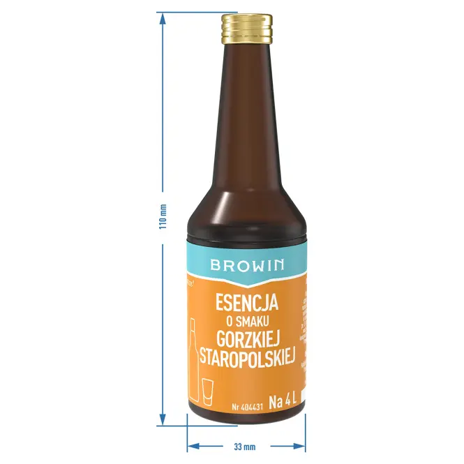 Esencia s príchuťou – Horká Staropoľská 40 ml