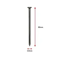 Stavebné Klince 3,0×80 mm