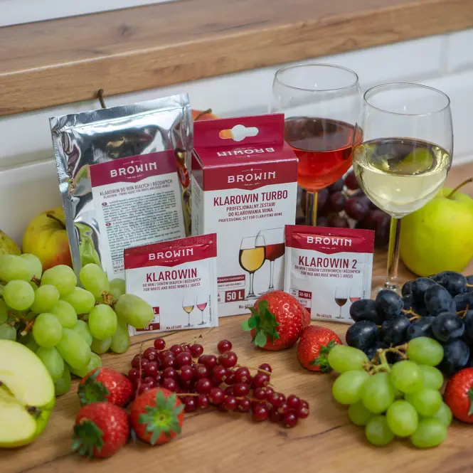 Klarowin číriaci prostriedok do bielych a ružových vín - 10 g