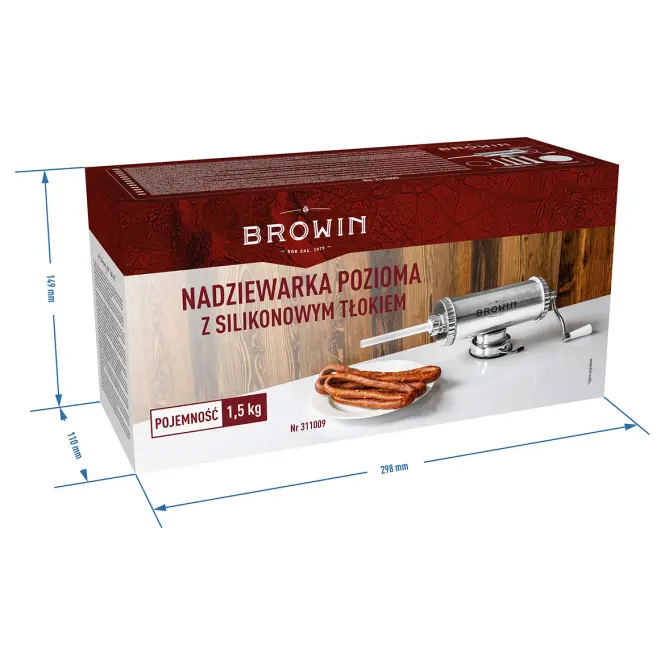 Horizontálna plnička 1,5 kg so silikónovým piestom