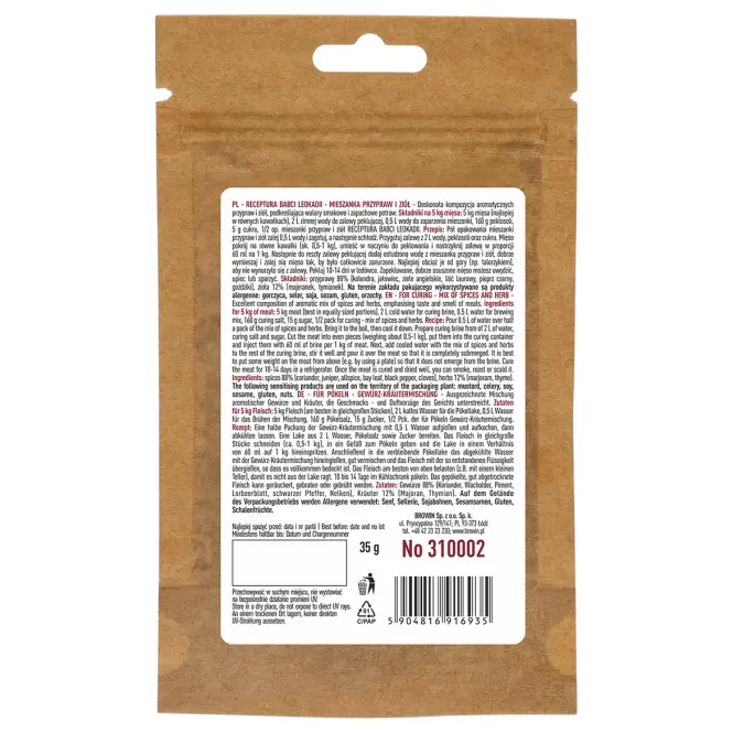 Receptúra babky leokadie na nakladanie 35 g,2