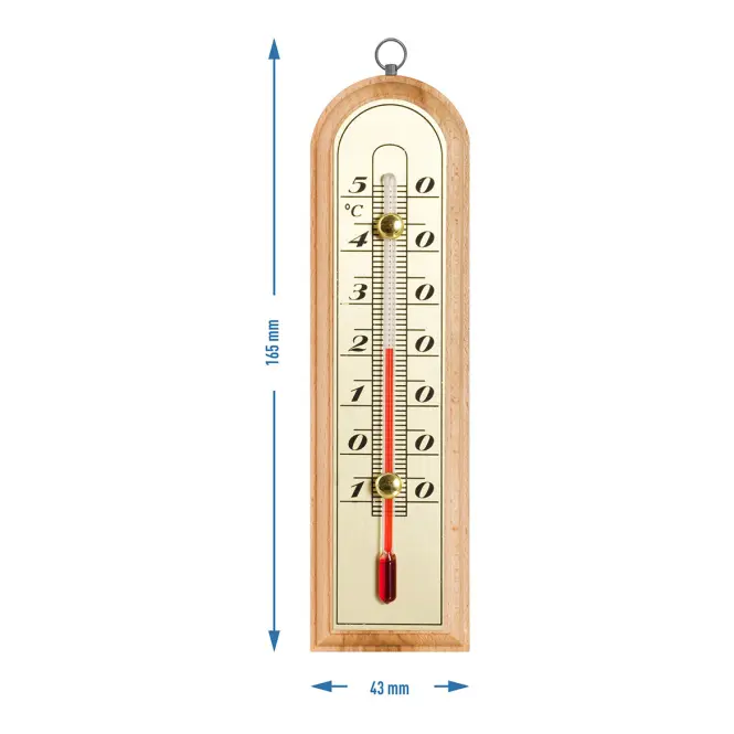 Izbový teplomer so zlatou stupnicou (-10/50 °c)16 cm