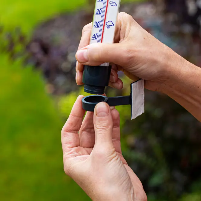 Vonkajší teplomer antracit (-60/50 °C) 23 cm