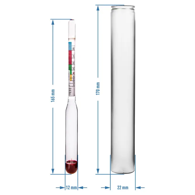 Alkoholmeter malý,3