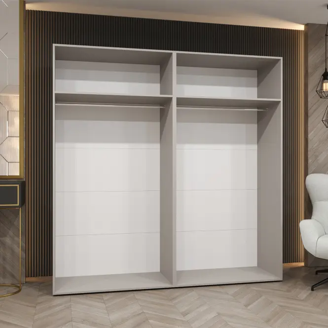 Skriňa Andrew 1-200 čierna/kašmír