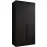 Skriňa Piano 1-100 čierna/čierna