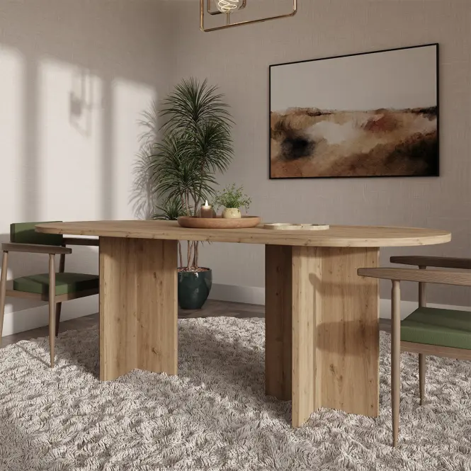 Stôl Loen 204x90 Dub Artisan