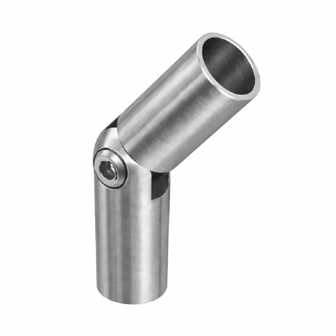 Koleno regulovateľné 1x42.4 mm + 5x12mm nehrdz. oceľ