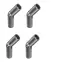 Koleno regulovateľné 4x12mm nehrdz. oceľ,2