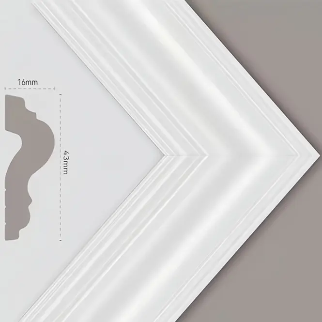Dekoratívny rám JX60 Pure White 60x60 cm