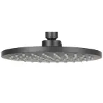 Sprchová hlavica Round Black 20 cm