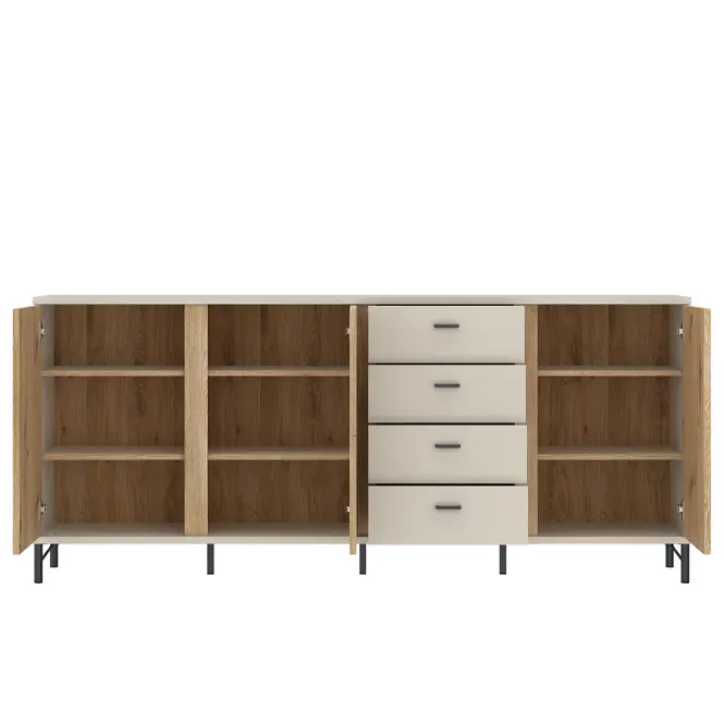 Komoda Mosano LUSK103 3D4S dub cremona/kašmír