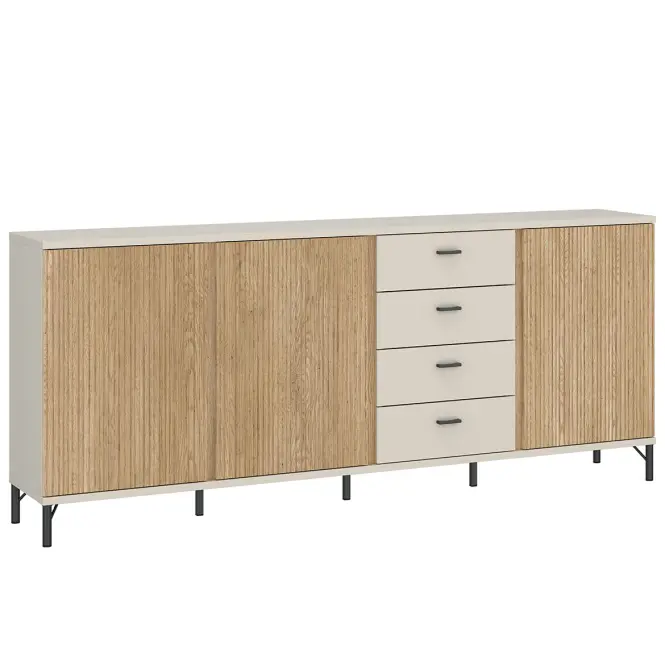 Komoda Mosano LUSK103 3D4S dub cremona/kašmír