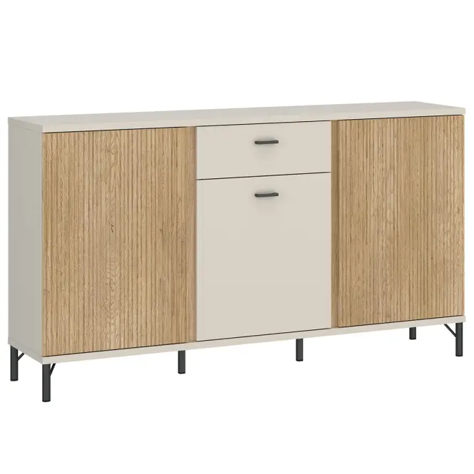 Komoda Mosano LUSK101 3D1S dub cremona/kašmír