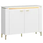 Komoda Lazio LAZK01 U008/U080 2D biela/biela alpský