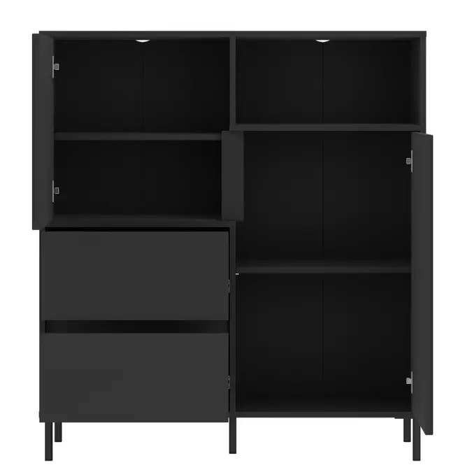 Komoda Avenale AVEK03 U139 2D2S antracit