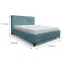 Posteľ Classic Capri 160x200 Whisper 12,5