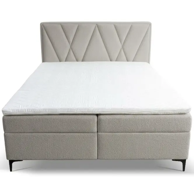 Kontinentálna posteľ Madryt 160x200 s topper Trenza 8,2