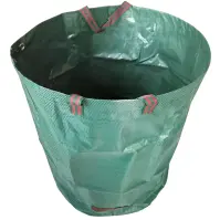 Záhradný kôš 300 l 67x84 cm zelený + 4 úchyty GMB300